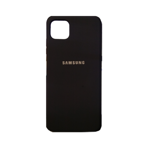 [840000012839] CARATULA SILICON TIPO ORIGINAL C/LOGO SAMSUNG A22 5G NEGRA