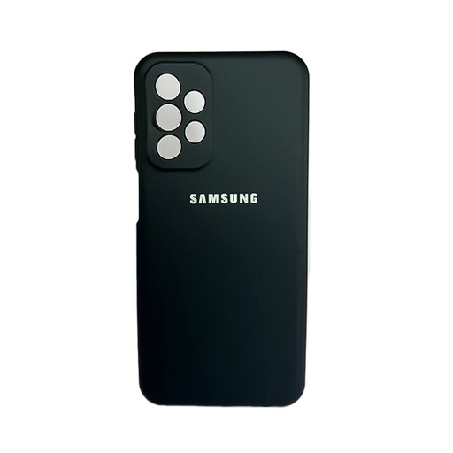 [840000012228] CARATULA SILICON TIPO ORIGINAL C/LOGO SAMSUNG A23 4G NEGRA