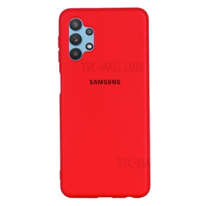 [840000010982] CARATULA SILICON TIPO ORIGINAL C/LOGO SAMSUNG A32 4G ROJA