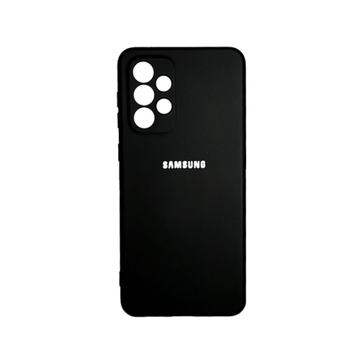 [840000012274] CARATULA SILICON TIPO ORIGINAL C/LOGO SAMSUNG A33 5G NEGRA