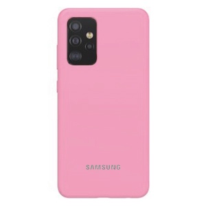 [840000011130] CARATULA SILICON TIPO ORIGINAL C/LOGO SAMSUNG A52/A52S ROSA