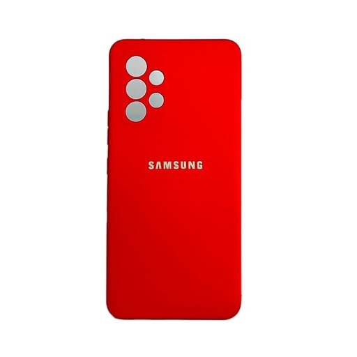 [840000012225] CARATULA SILICON TIPO ORIGINAL C/LOGO SAMSUNG A53 ROJA