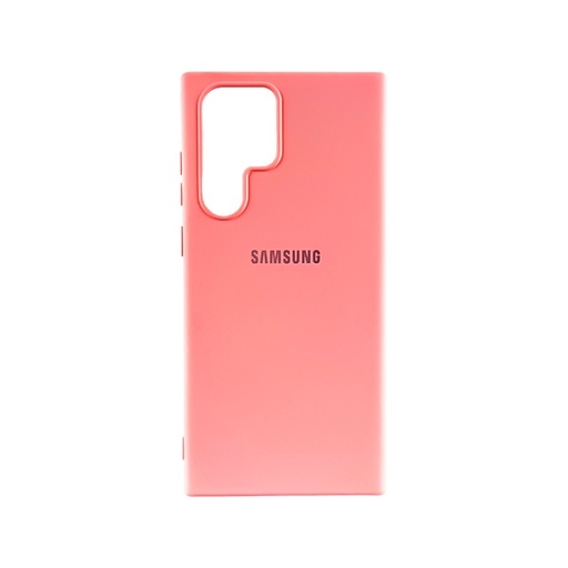 [840000012355] CARATULA SILICON TIPO ORIGINAL C/LOGO SAMSUNG S22 ULTRA ROSA