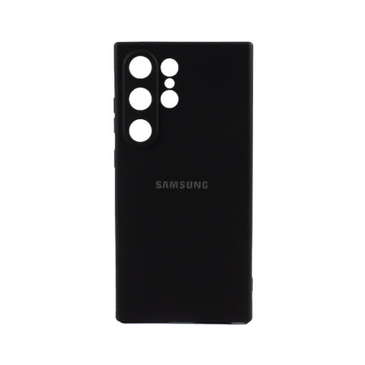 [840000013449] CARATULA SILICON TIPO ORIGINAL C/LOGO SAMSUNG S24 ULTRA NEGRA