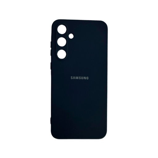 [840000013452] CARATULA SILICON TIPO ORIGINAL C/LOGO SAMSUNG S25/S24 PLUS NEGRA