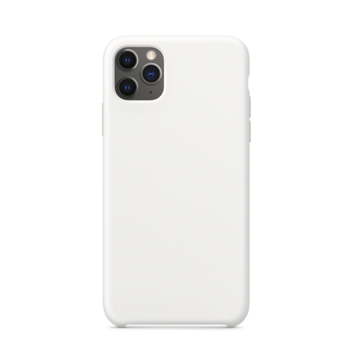 [840000012947] CARATULA SILICON TIPO ORIGINAL S/LOGO IPHONE 11 BLANCO