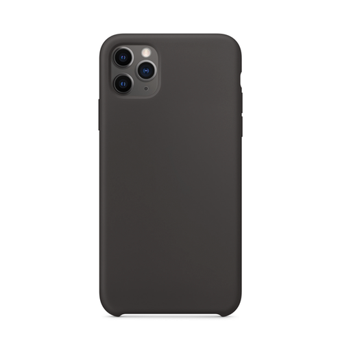 [840000013316] CARATULA SILICON TIPO ORIGINAL S/LOGO IPHONE 11 NEGRO