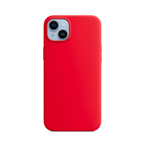 [840000013317] CARATULA SILICON TIPO ORIGINAL S/LOGO IPHONE 11 ROJO