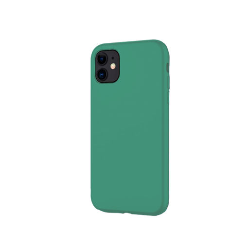 [840000012955] CARATULA SILICON TIPO ORIGINAL S/LOGO IPHONE 11 VERDE OLIVO