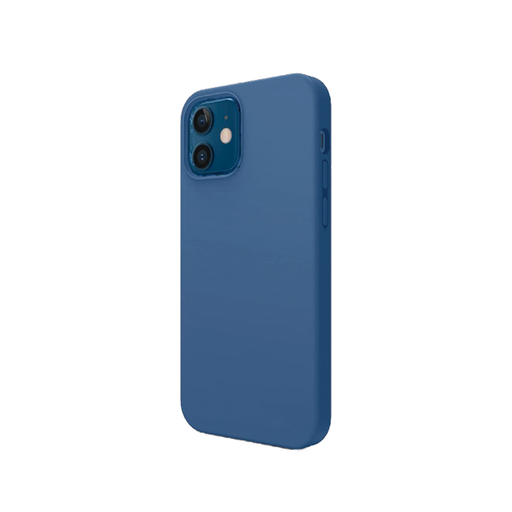 [840000012932] CARATULA SILICON TIPO ORIGINAL S/LOGO IPHONE 12/12 PRO AZUL MARINO