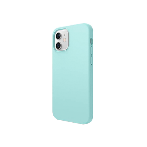 [840000012929] CARATULA SILICON TIPO ORIGINAL S/LOGO IPHONE 12/12 PRO MENTA