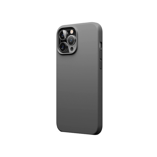 [840000012941] CARATULA SILICON TIPO ORIGINAL S/LOGO IPHONE 13 PRO MAX/12 PRO MAX GRIS