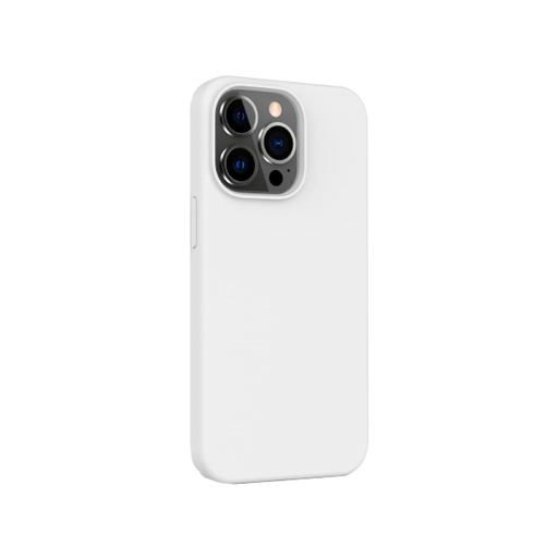 [840000012908] CARATULA SILICON TIPO ORIGINAL S/LOGO IPHONE 14 PRO BLANCO