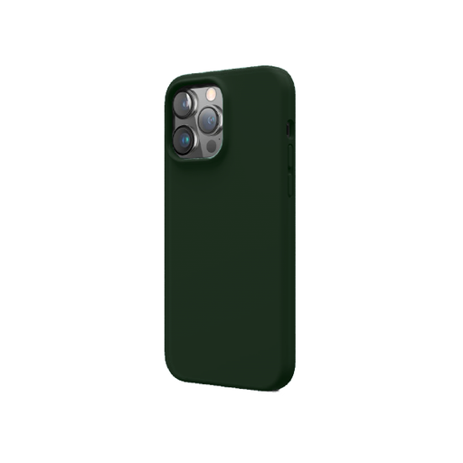 [840000012914] CARATULA SILICON TIPO ORIGINAL S/LOGO IPHONE 14 PRO VERDE OSCURO