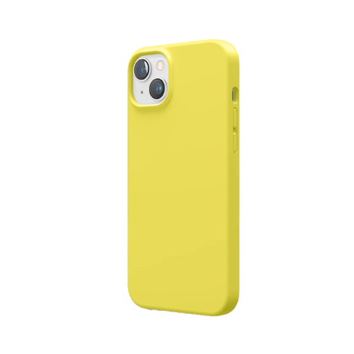 [840000012897] CARATULA SILICON TIPO ORIGINAL S/LOGO IPHONE 14/13 AMARILLO