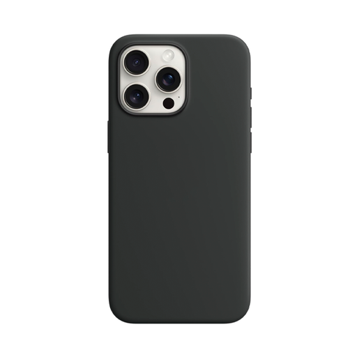 [840000013318] CARATULA SILICON TIPO ORIGINAL S/LOGO IPHONE 15 PRO NEGRO