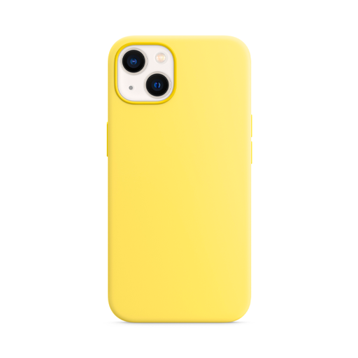[840000013305] CARATULA SILICON TIPO ORIGINAL S/LOGO IPHONE 15/14/13 AMARILLO