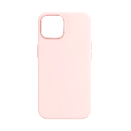 [840000013304] CARATULA SILICON TIPO ORIGINAL S/LOGO IPHONE 15/14/13 ROSA