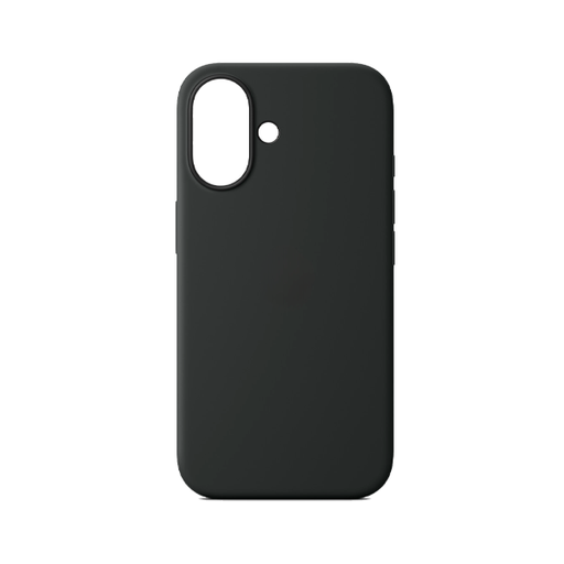 [840000013902] CARATULA SILICON TIPO ORIGINAL S/LOGO IPHONE 16 NEGRO