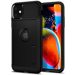 [8809640259517] CARATULA SLIM ARMOR SPIGEN IPHONE 11 PRO NEGRA