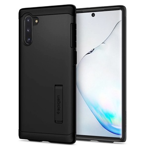 [8809671011320] CARATULA SLIM ARMOR SPIGEN SAMSUNG GALAXY NOTE 10 NEGRA