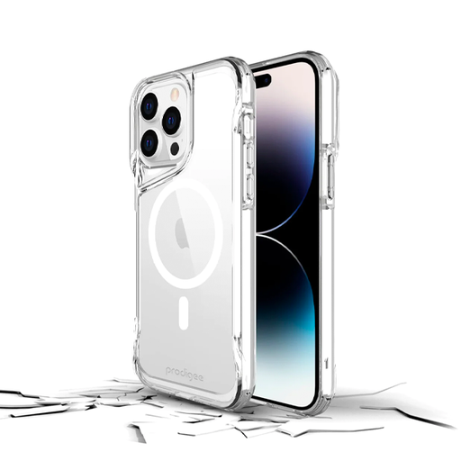 [810023955290] CARATULA SUPER HERO + MAG IPHONE 15 PRO CLEAR PRODIGEE