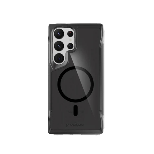 [SGS25U-SHR-SMK] CARATULA SUPER HERO + MAG SAMSUNG S25 ULTRA SMOKE PRODIGEE