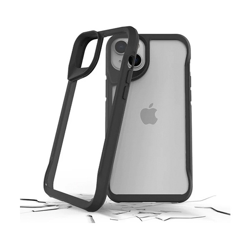 [810023953449] CARATULA SUPER HERO IPHONE 15/14 PLUS NEGRA PRODIGEE