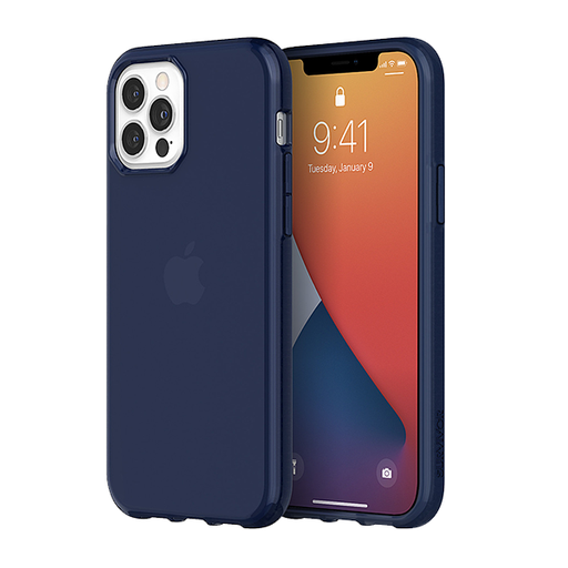 [191058118363] CARATULA SURVIVOR CLEAR IPHONE 12/12 PRO NAVY GRIFFIN