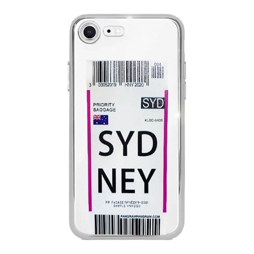 [840000011618] CARATULA TPU AEROPUERTO SYDNEY IPHONE 7/8/SE2/SE3 TRANSPARENTE