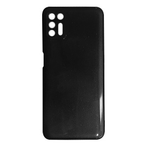 [840000011114] CARATULA TPU BRILLOS MOTOROLA MOTO G9 PLUS NEGRA