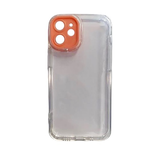 [840000011839] CARATULA TPU CAMCOLOR IPHONE 12 MINI TRANSPARENTE ROSA