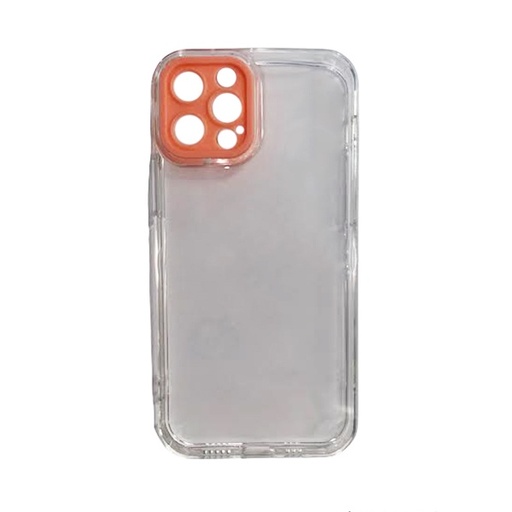 [840000011845] CARATULA TPU CAMCOLOR IPHONE 12 PRO TRANSPARENTE ROSA