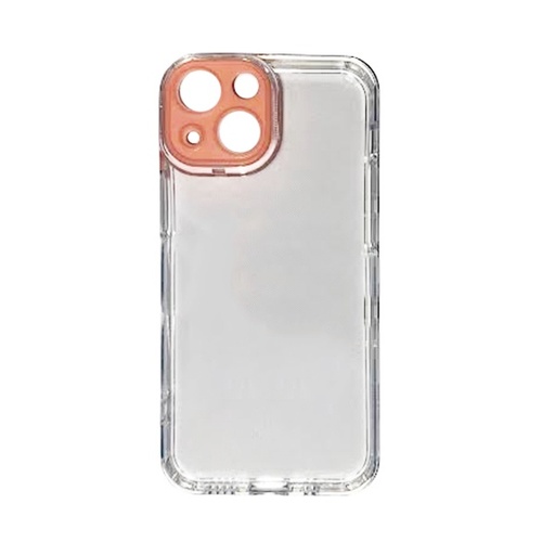 [840000011857] CARATULA TPU CAMCOLOR IPHONE 13 MINI TRANSPARENTE ROSA