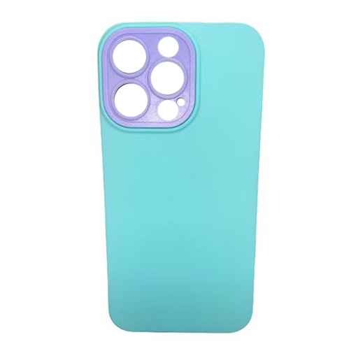 [840000011818] CARATULA TPU CANDY IPHONE 13 PRO AQUA