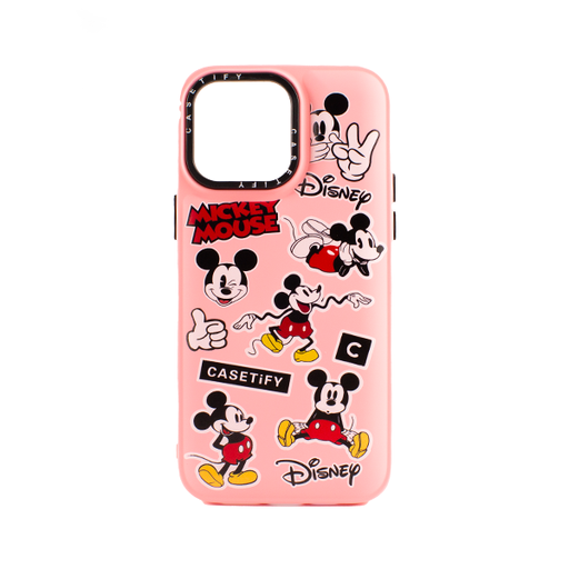 [840000013401] CARATULA TPU DISENO IPHONE 14/13/12 PRO MAX MICKEY ROSA