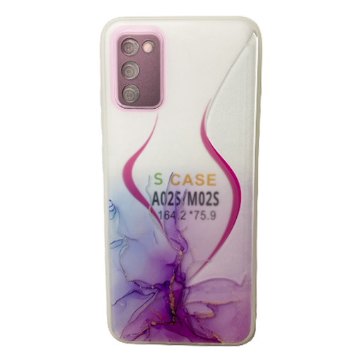 [840000011433] CARATULA TPU DISENO SAMSUNG A02s ROSA/AZUL