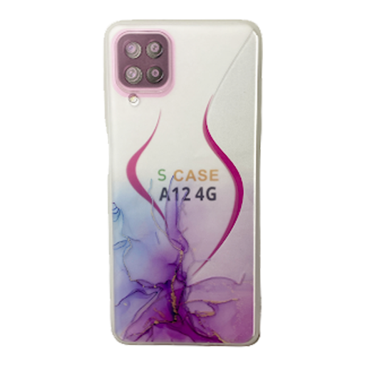[840000011430] CARATULA TPU DISENO SAMSUNG A12 4G ROSA/AZUL