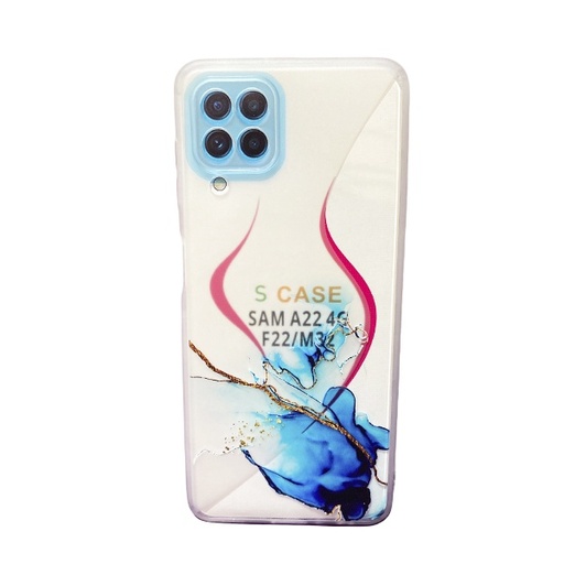 [840000011589] CARATULA TPU DISENO SAMSUNG A22 4G AZUL