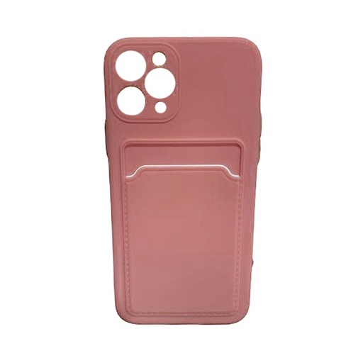 [840000011644] CARATULA TPU TARJETERO IPHONE 11 PRO ROSA