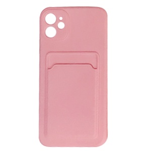 [840000011012] CARATULA TPU TARJETERO IPHONE 11 ROSA
