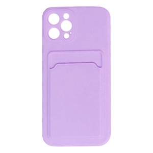[840000011019] CARATULA TPU TARJETERO IPHONE 12 PRO VIOLETA