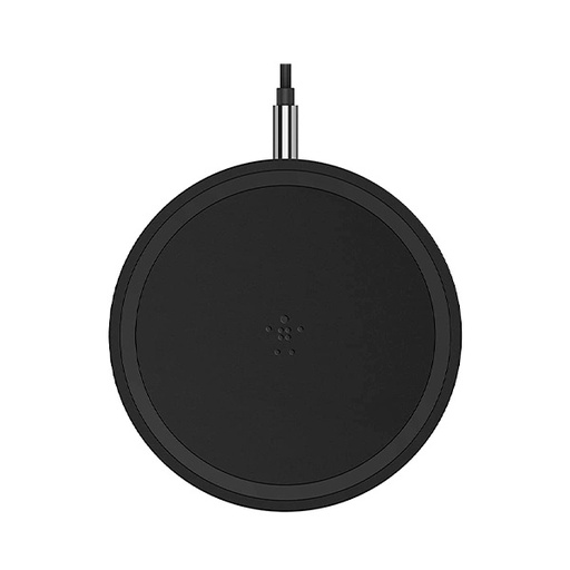 [745883777563] CARGADOR INALAMBRICO Qi REDONDO BELKIN (REFURBISHEAD) NEGRO