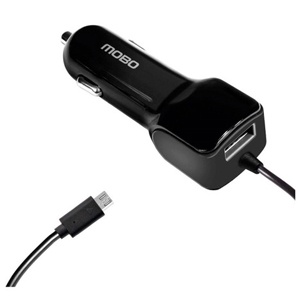 [842797048571] CARGADOR PARA CARRO MICRO USB 1 PUERTO NEGRO