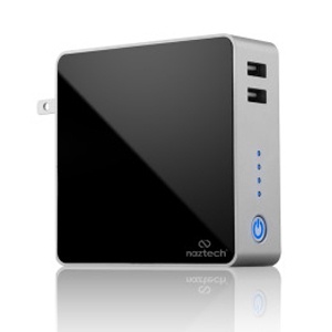 [633755120893] CARGADOR PORTATIL DE 2 PUERTOS USB PB6400 NAZTECH