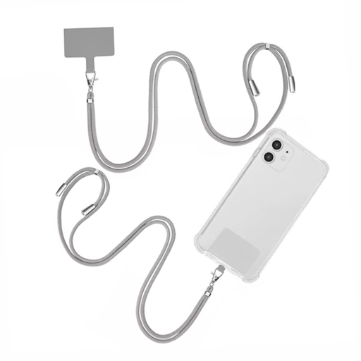 [840000013380] CORREA AJUSTABLE PARA CELULAR GRIS