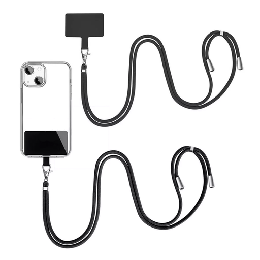 [840000013379] CORREA AJUSTABLE PARA CELULAR NEGRO