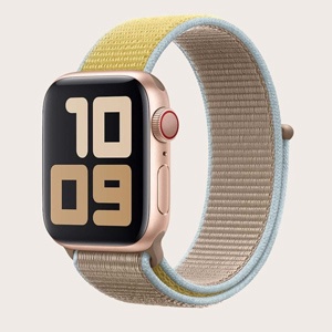 [840000010845] CORREA LOOP SPORT APPLE WATCH 42/44mm AMARILLO/CAFE