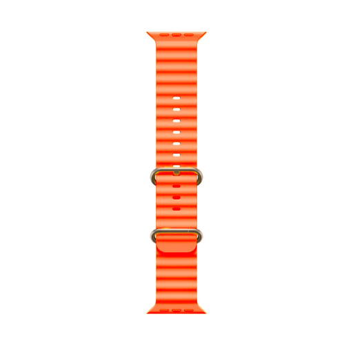 [840000012964] CORREA SILICON TIPO OCEAN APPLE WATCH ULTRA 45-49mm NARANJA