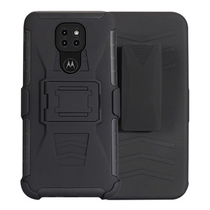 [840000010570] DUAL HOLSTER USO RUDO MOTOROLA MOTO G9 PLAY/MOTO E7 PLUS